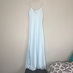 Reversible prom dress.